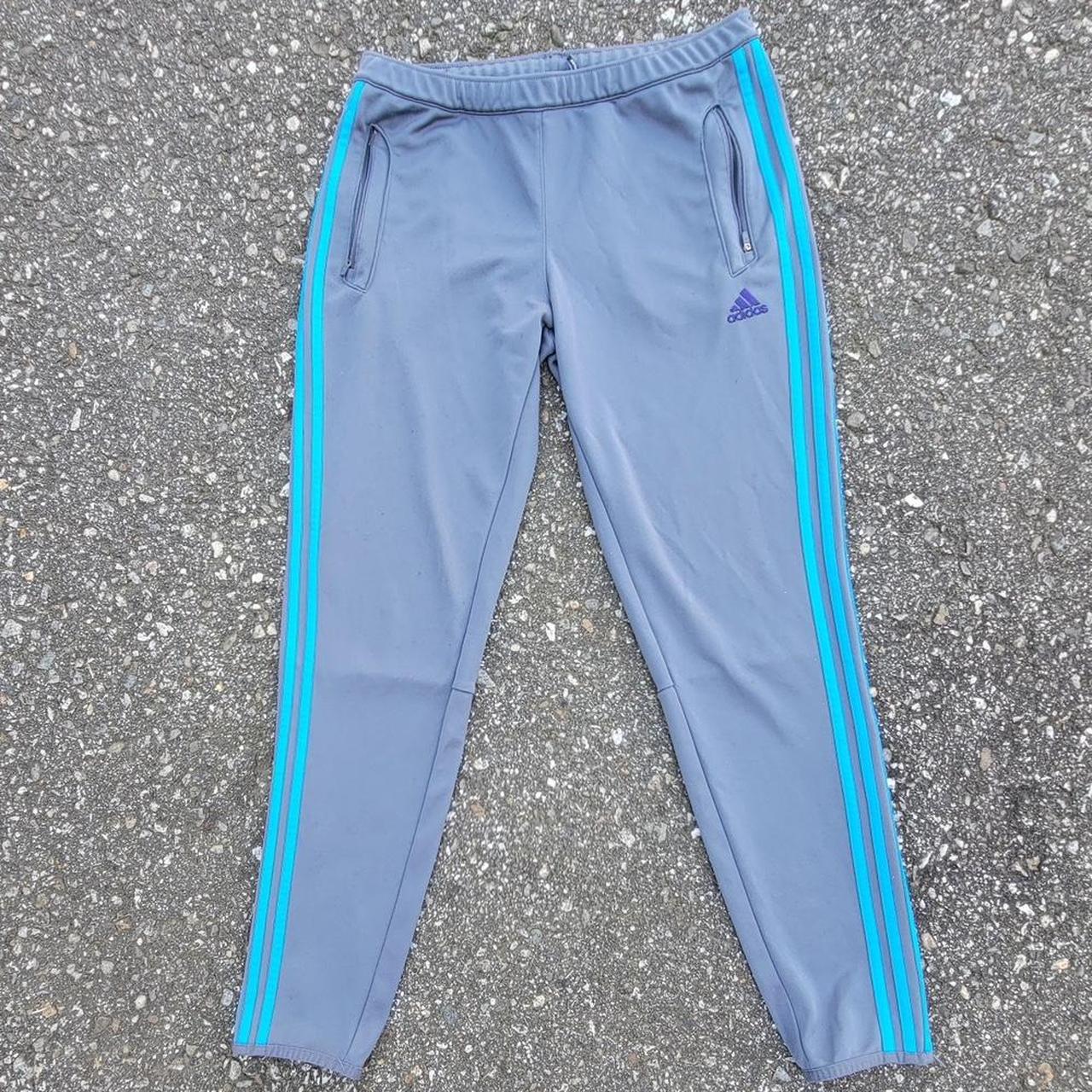 Adidas Tiro 14 Grey/Blue/Purple Stripe Depop