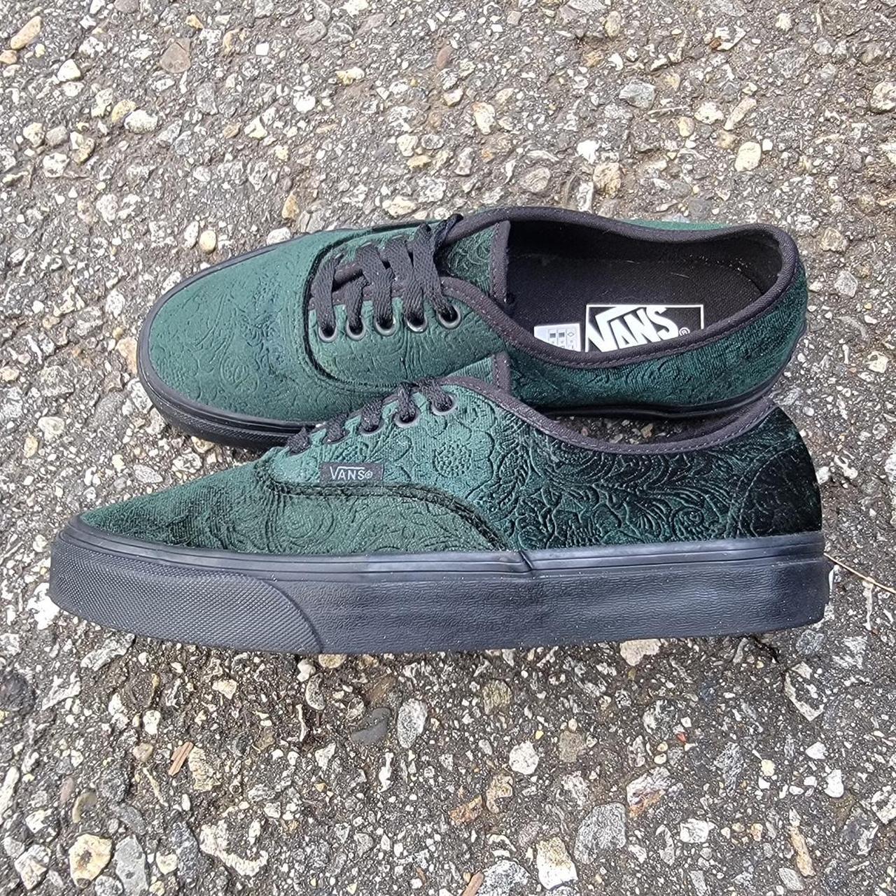 Vans velvet fashion green