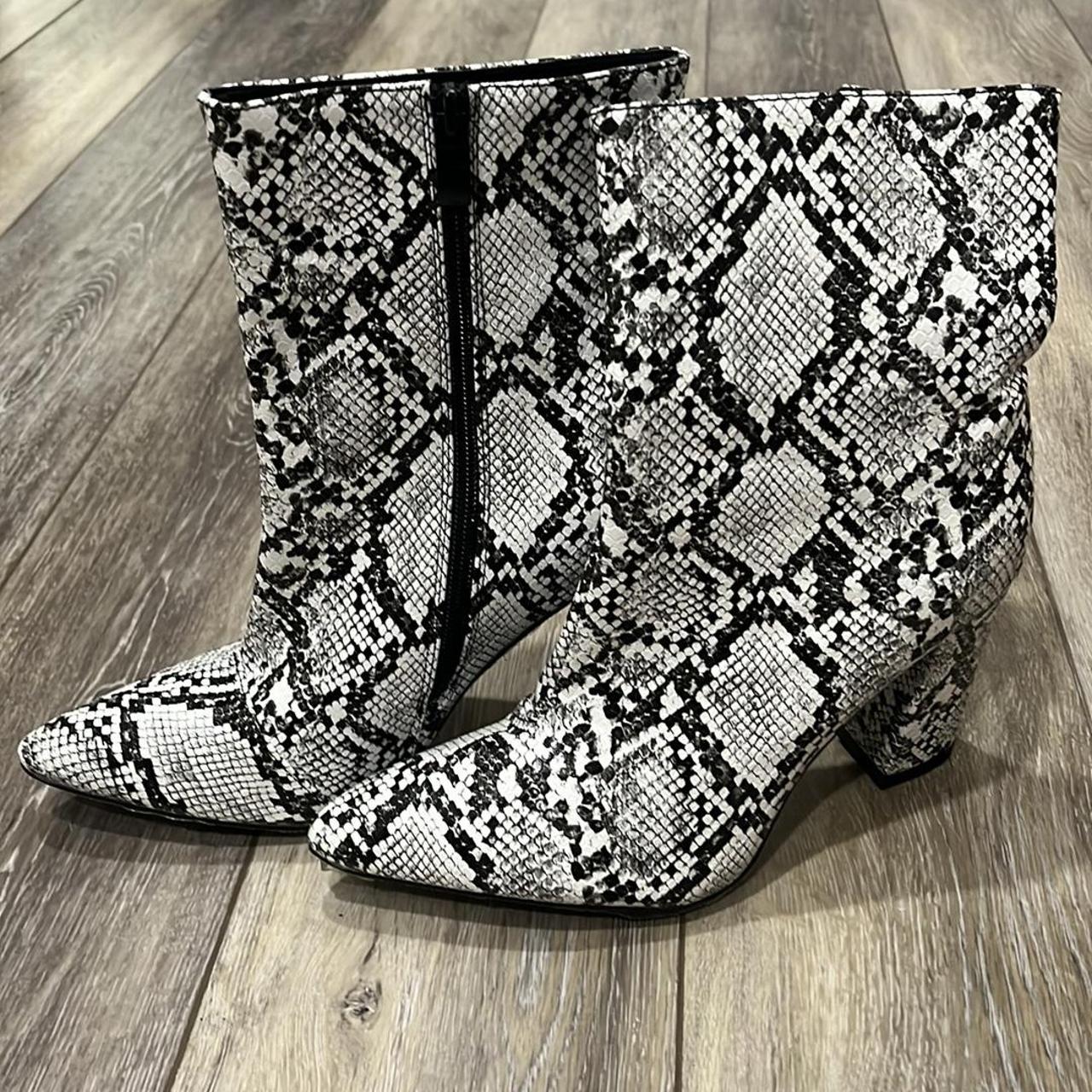 Shein store snakeskin boots