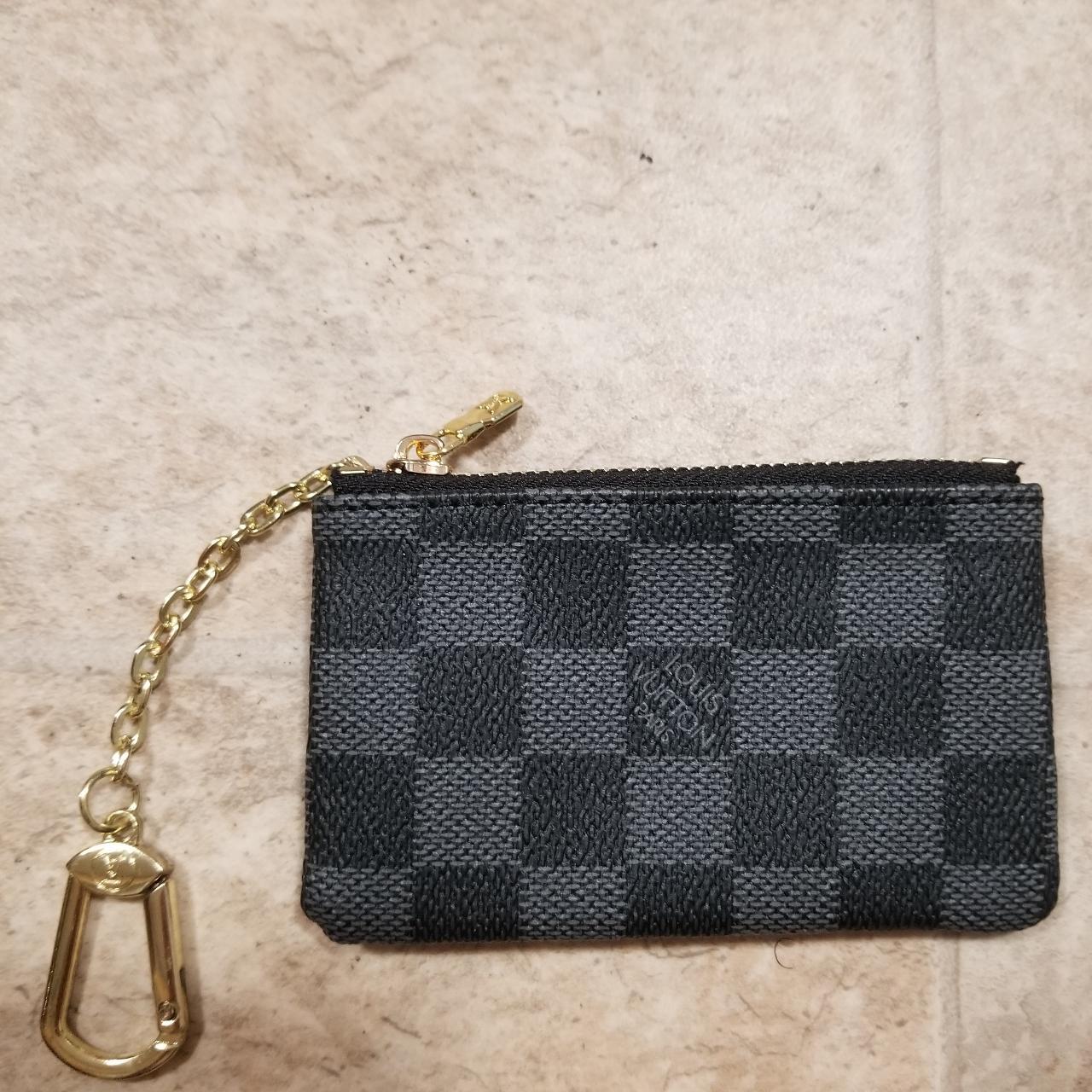 Hand Painted Louis Vuitton Card Holder in a - Depop