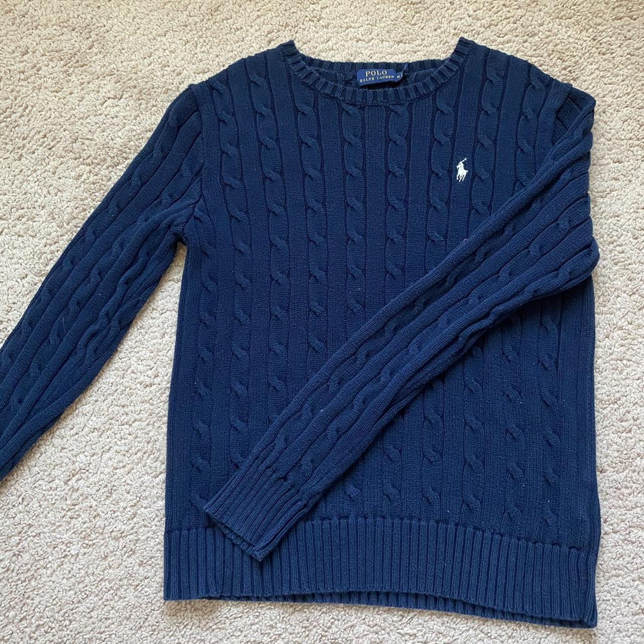 Navy Polo Ralph Lauren sweater. No markings or... - Depop