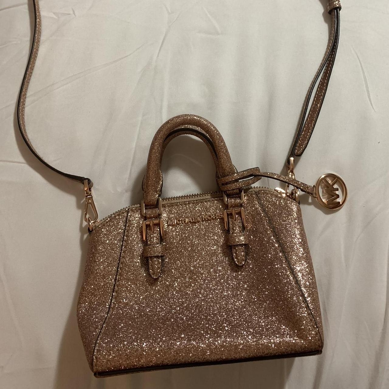 Michael kors pink rose gold bag hotsell