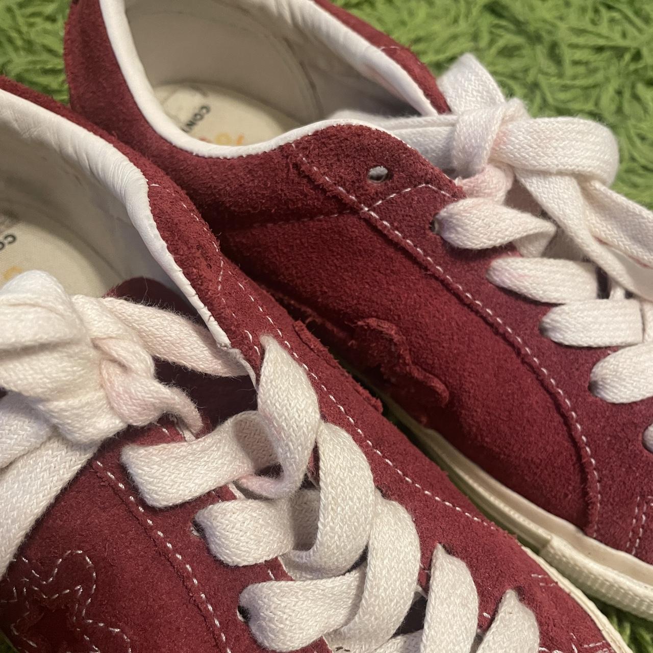 Red Golf Le Fleur Converse size M 5 W 7 Depop