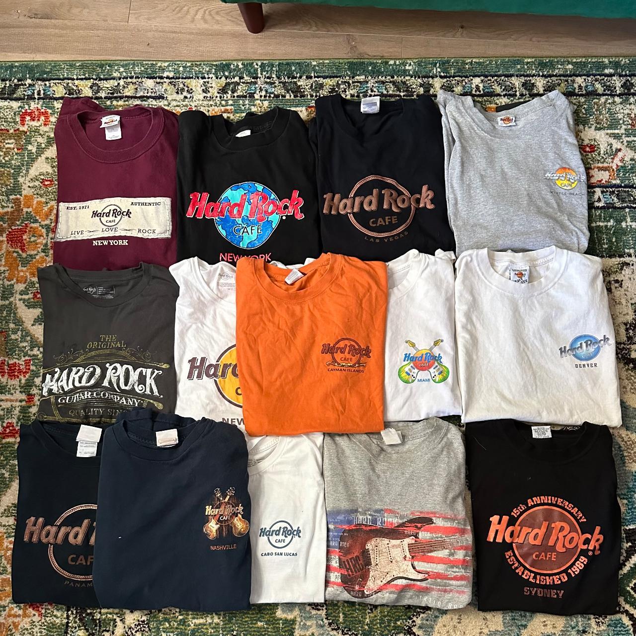 Vintage Hard Rock Cafe T Shirt Bundle of 5 Shirts... - Depop