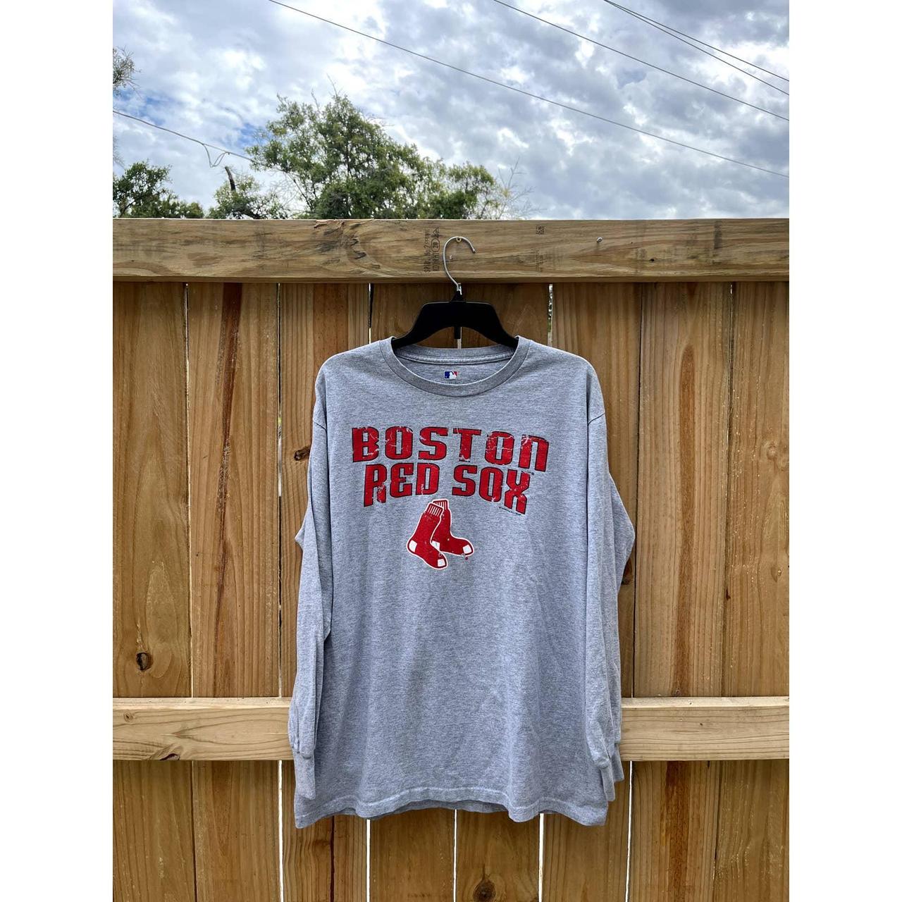 Vintage Boston Red Sox Shirt Size - XL Color - Grey - Depop