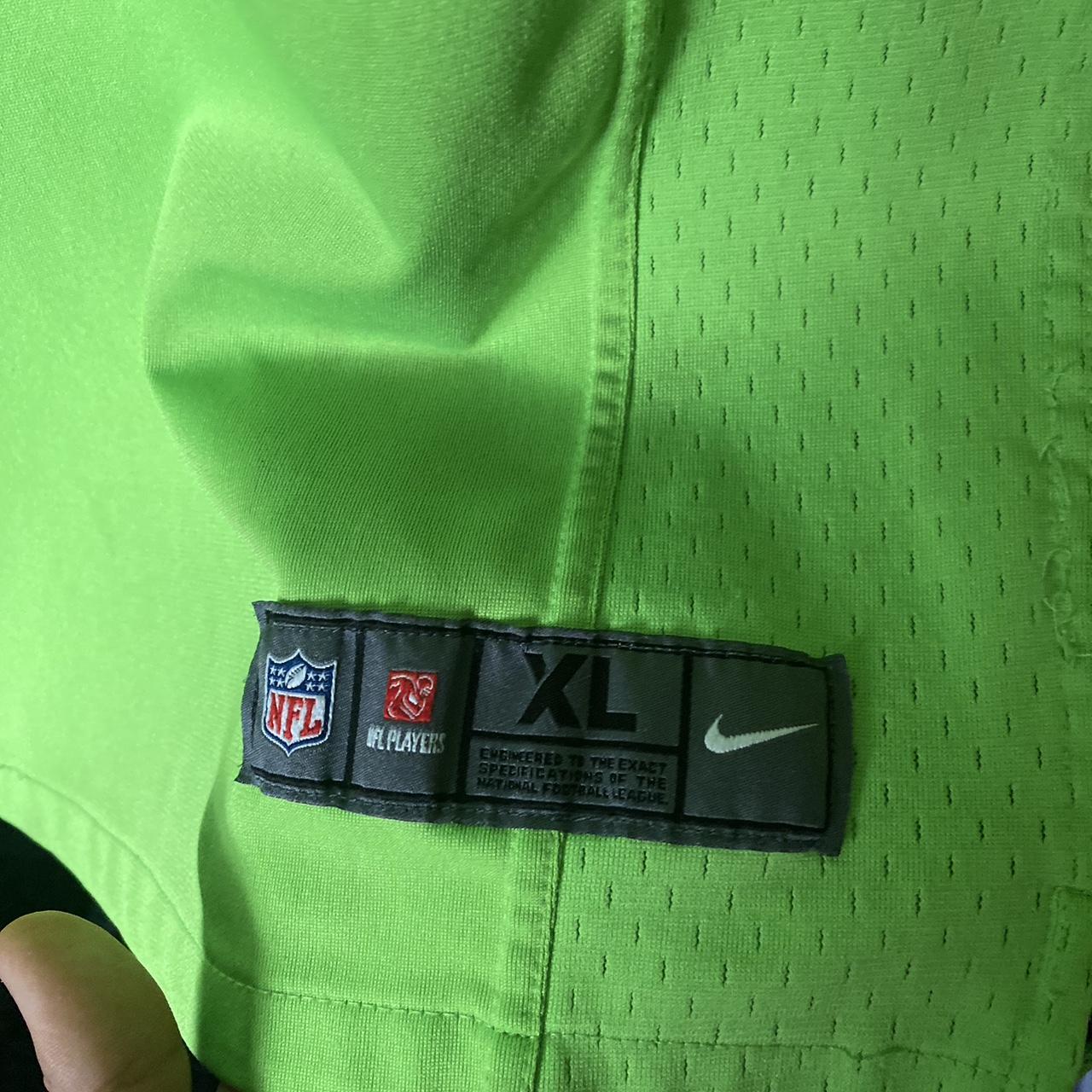 Kids Youth XL Seattle Seahawks Color Rush Jersey - Depop