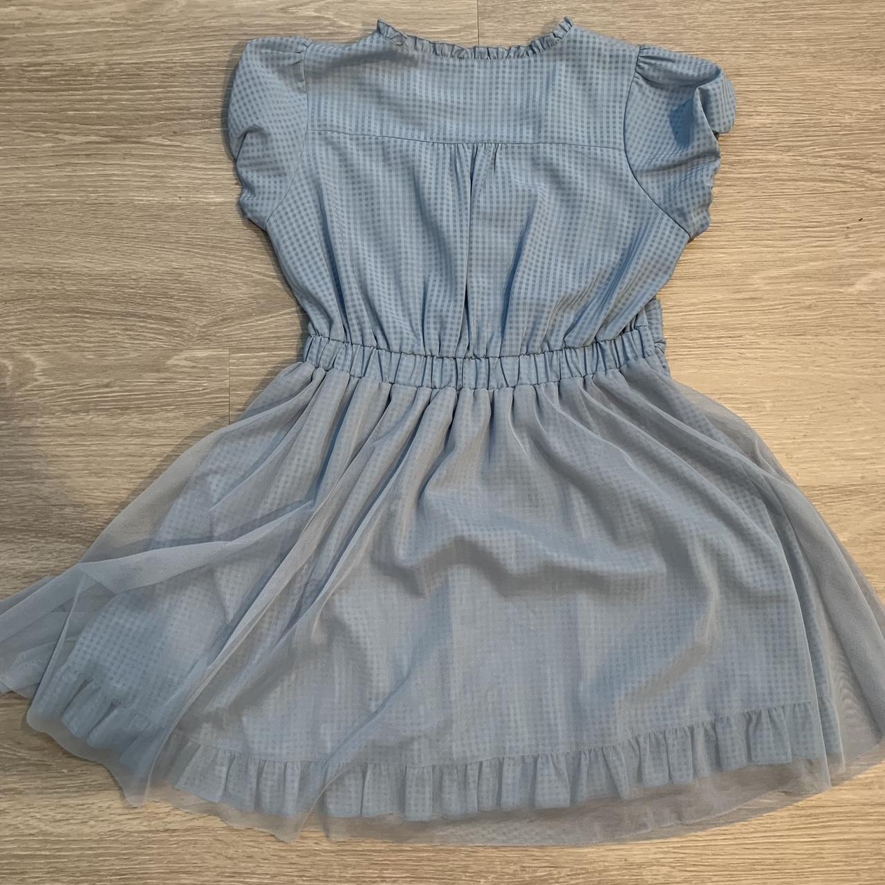 Blue Axes Femme dress . The skirt has some fluff to... Depop