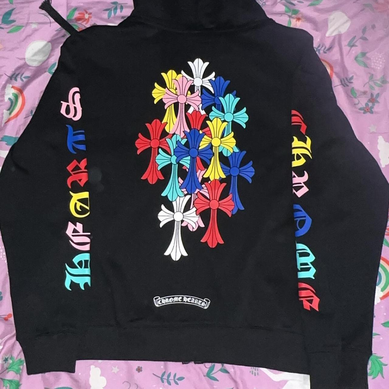 Chrome Hearts ZipUp Hoodie, Colorful , Brand new with