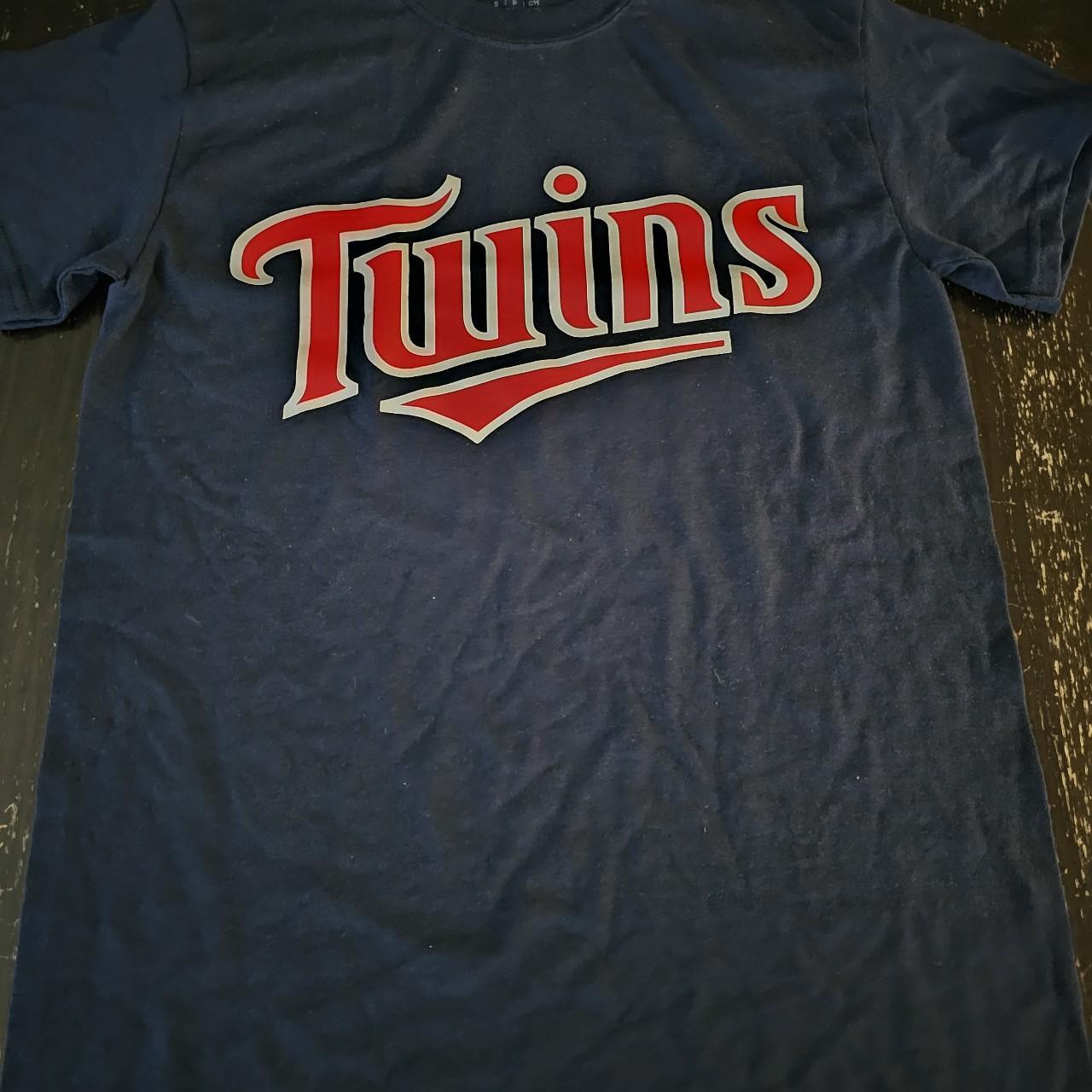 Minnesota Twins Dryblend 50/50 unisex Navy t-shirt... - Depop