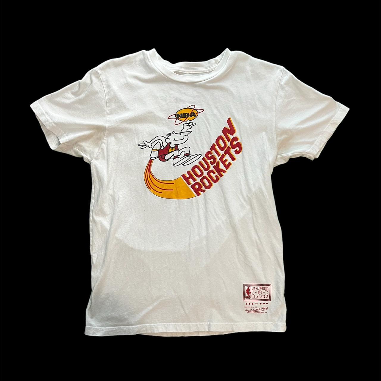 Mitchell & Ness Men's Houston Rockets Logo T-shirt