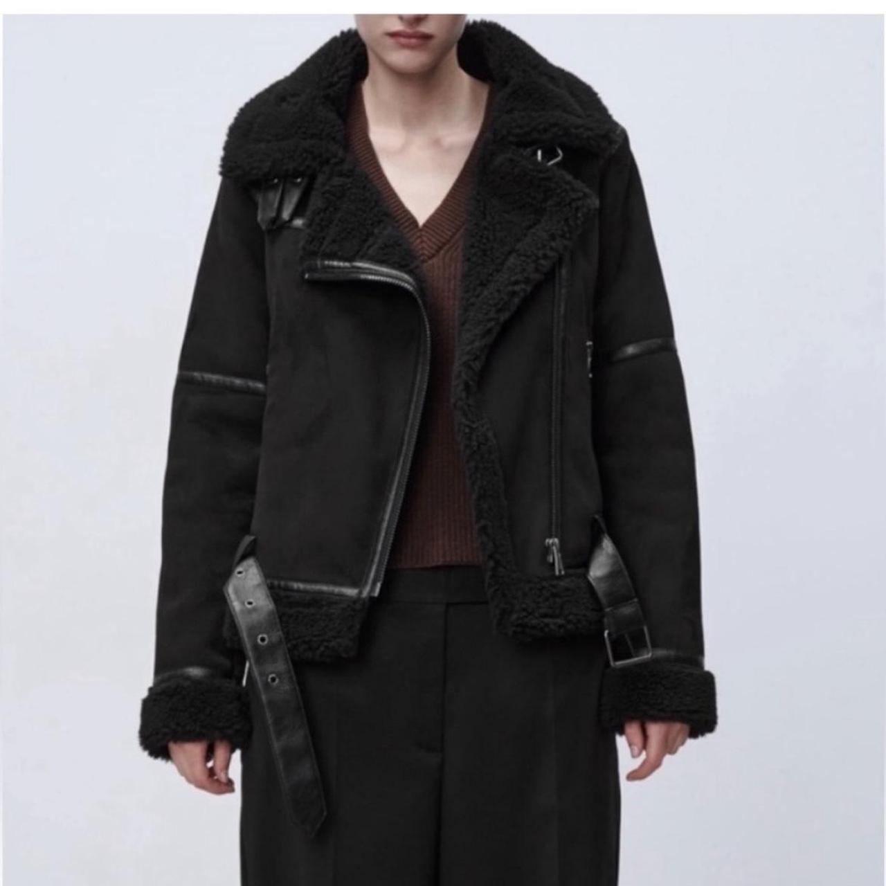 Zara Double Faced Hooded Coat