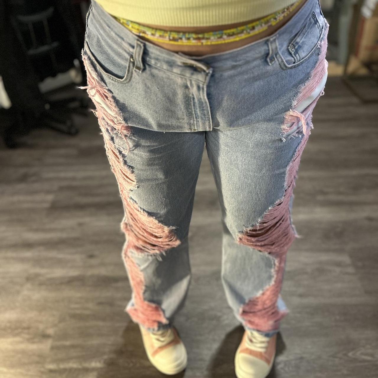 Barbie ripped online jeans