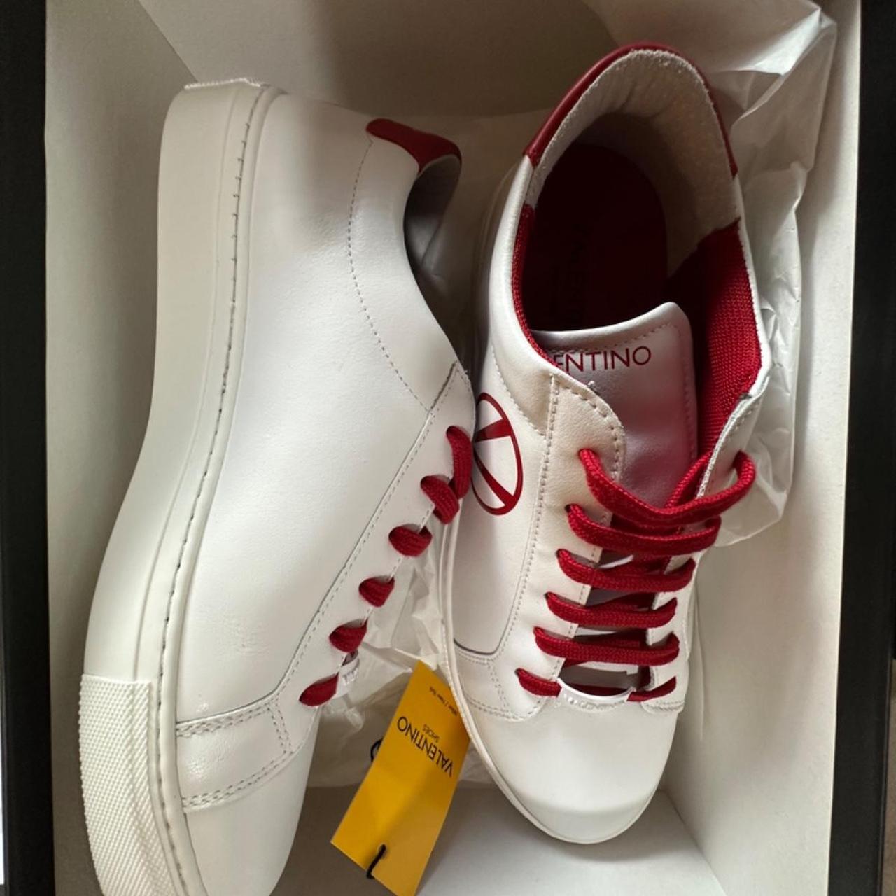 スニーカー VALENTINO GARAVANI  Sneakers Men Leather White/Red Valentino Garavani Sneakers Men Leather White/Red | B-Exit