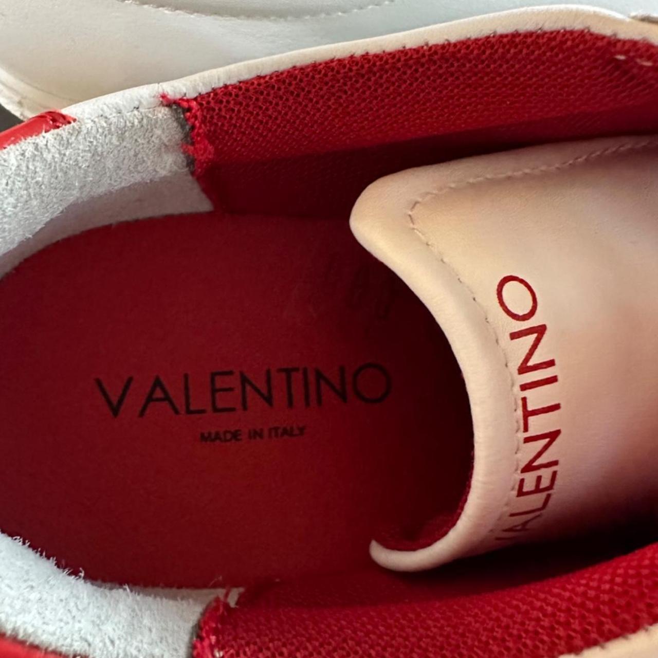 Valentino Mens White Logo Sneaker EU - 43 US - | Depop