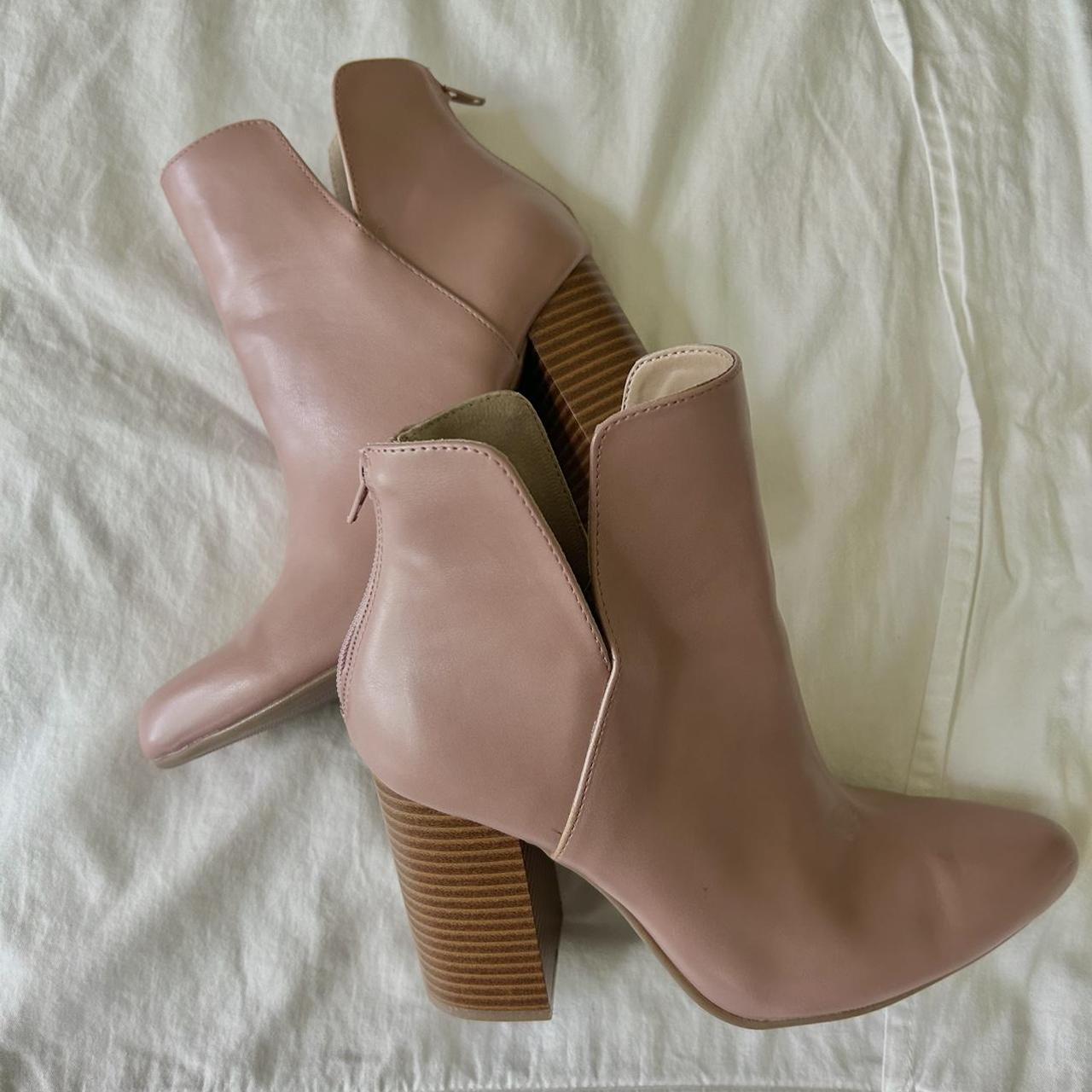 Nude deals pink boots