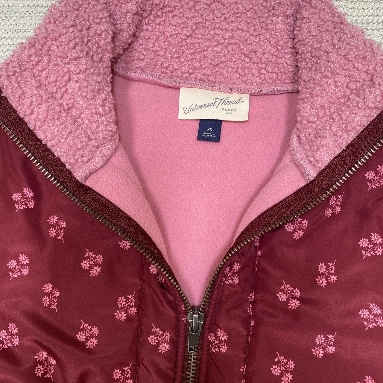 Universal Thread Women's Jacket - Pink/Burgundy -… - image 3