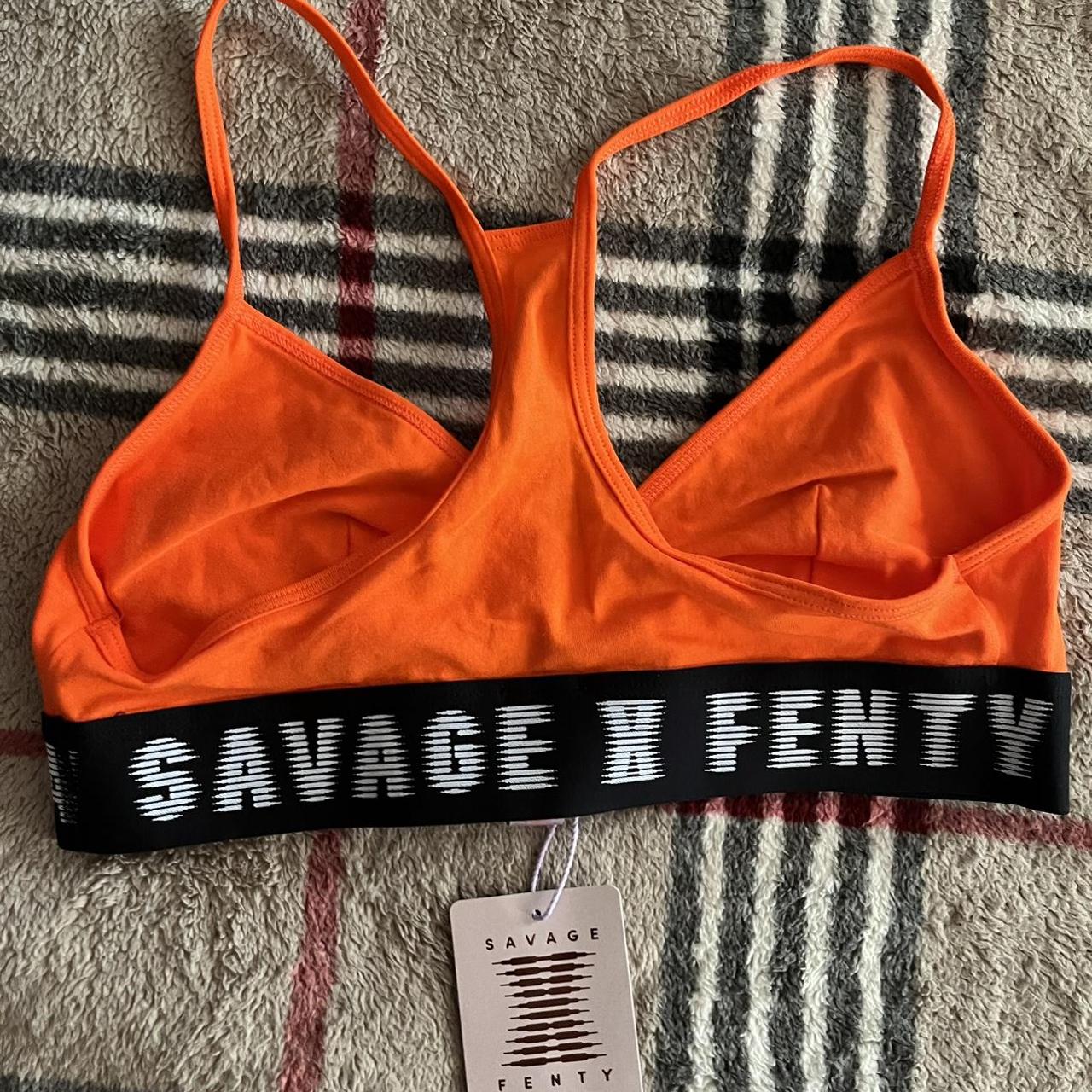 Savage X Fenty orange bralette. Size XL Brand new - Depop