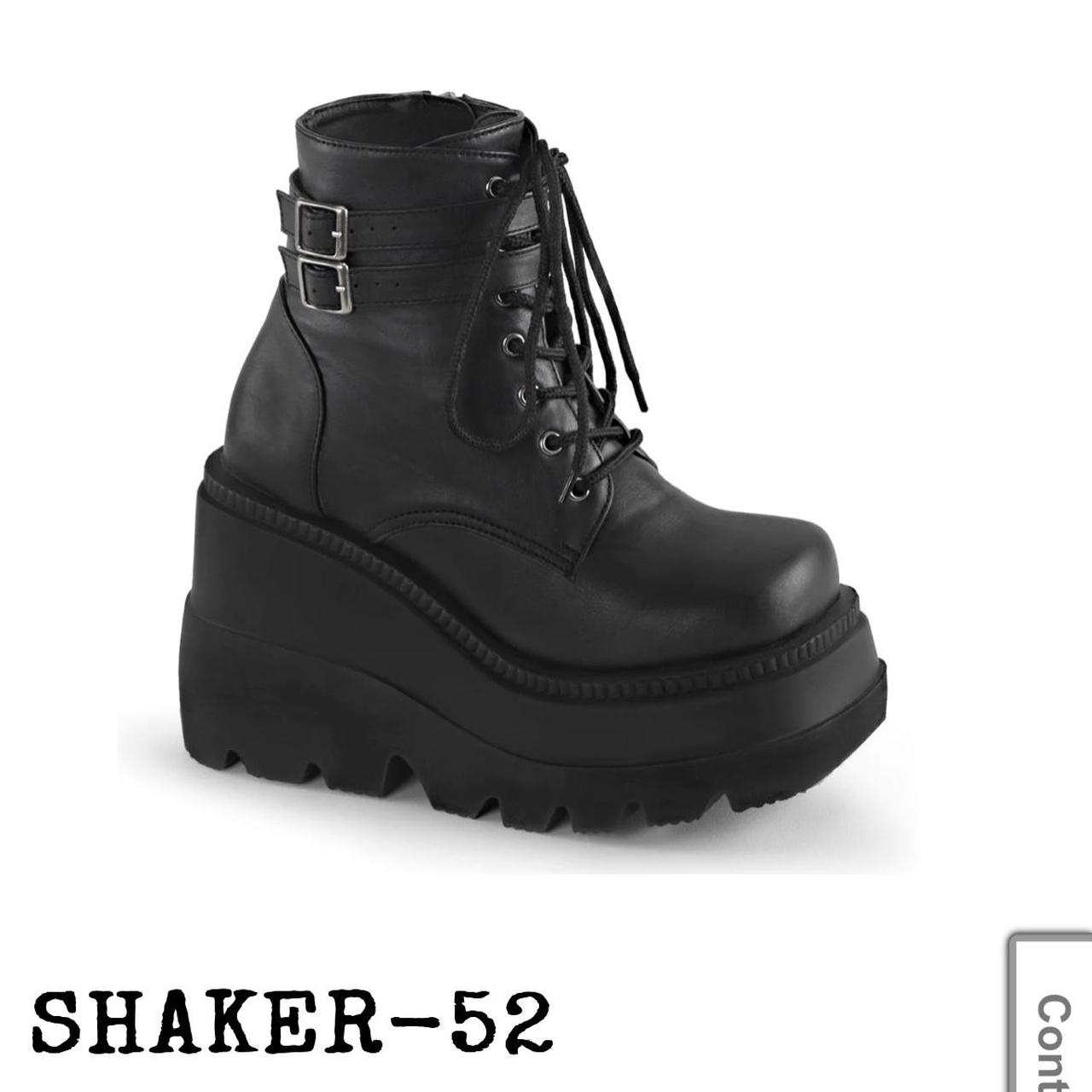 Demonia NEW Demonia Black Shaker-52’s size 8 no box... - Depop