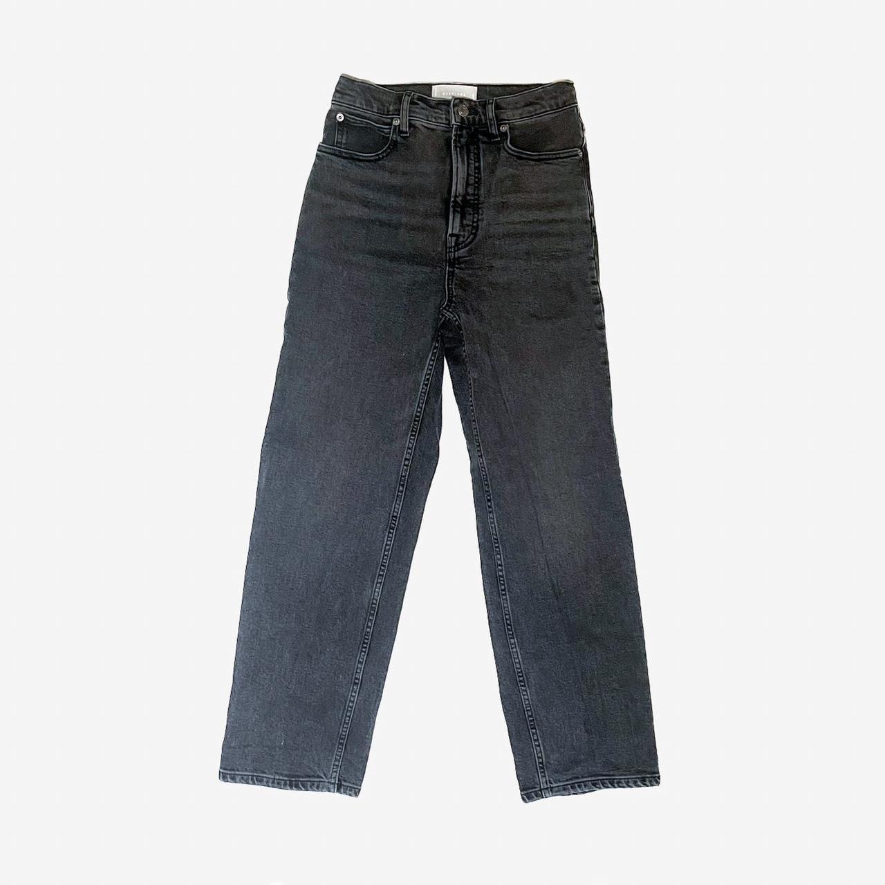 Everlane High Rise Straight Denim Jeans Black Washed Size 27 cheapest NEW