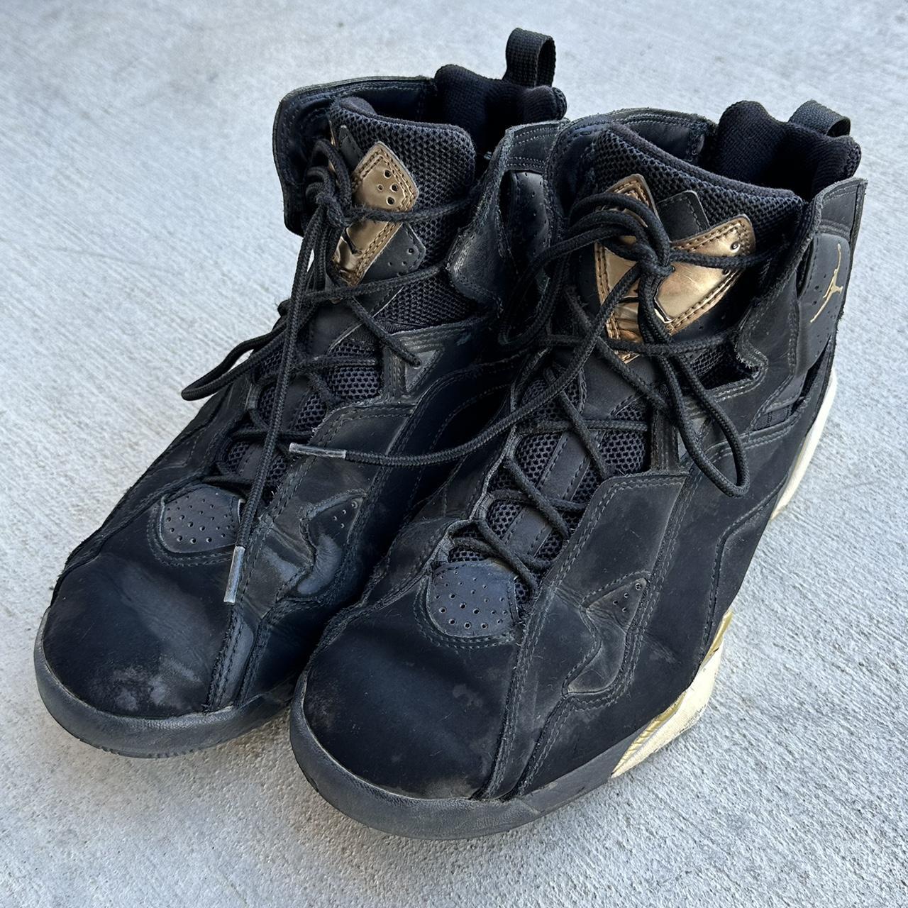 jordan true flight black and gold