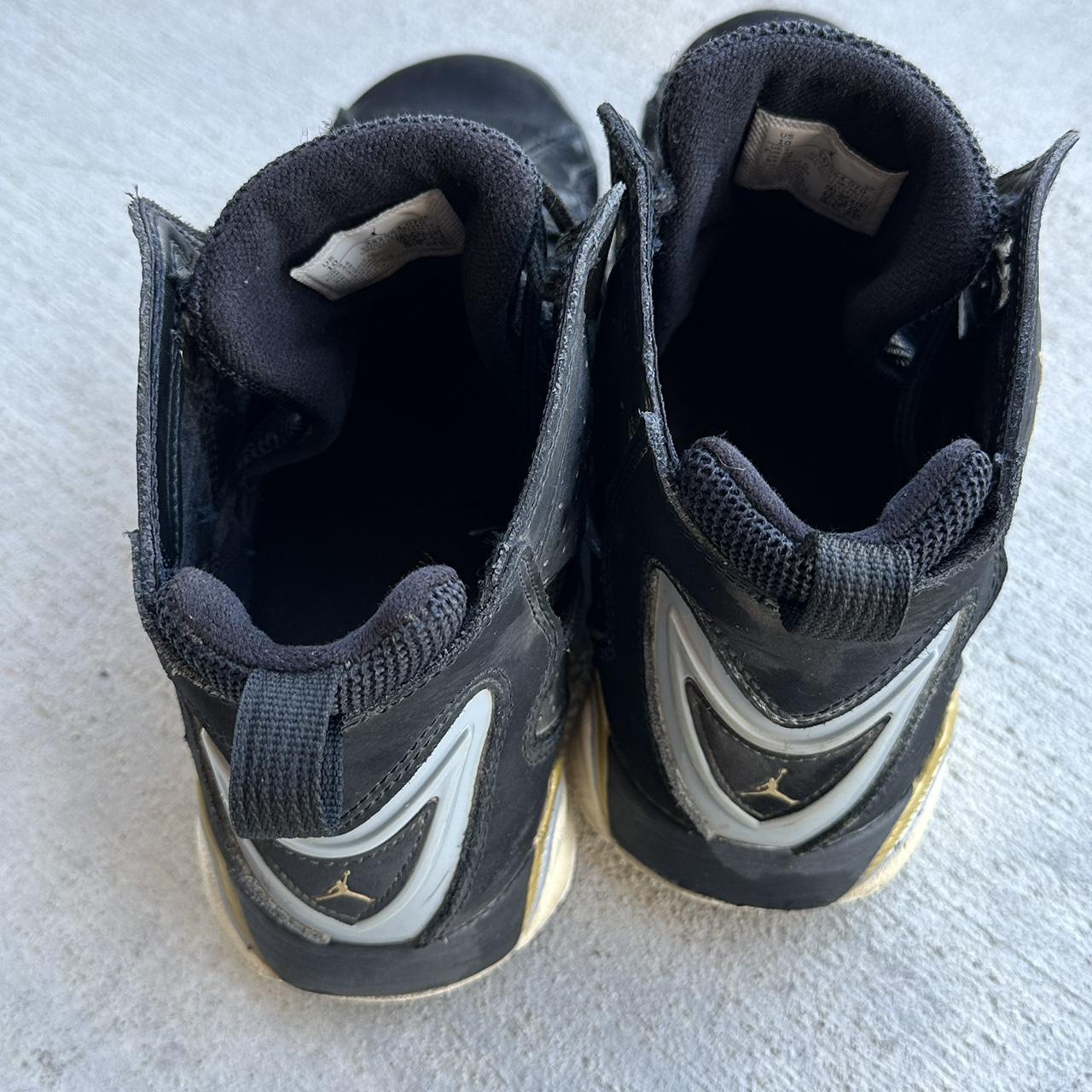 jordan true flight black metallic gold mens