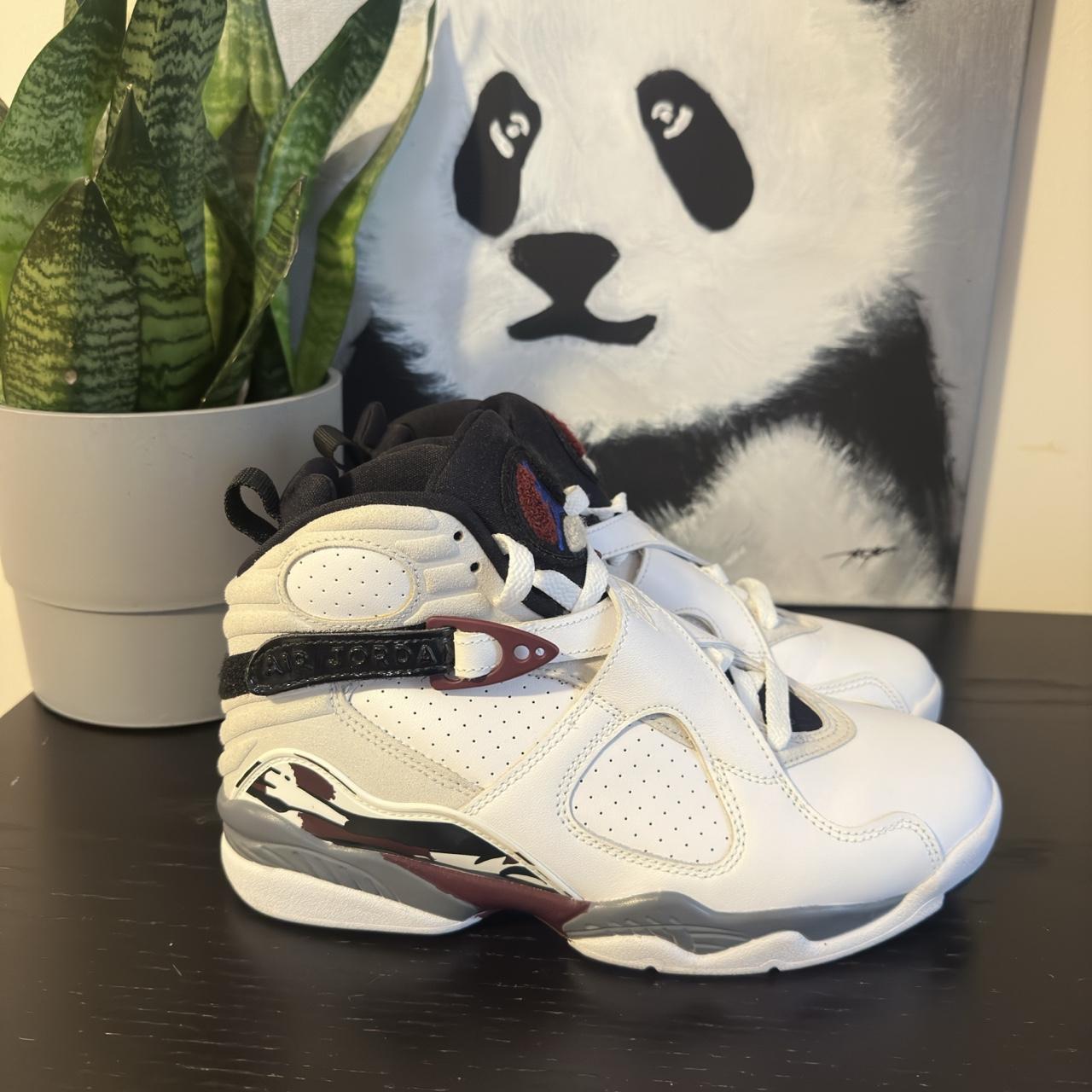 Jordan 8 hot sale burgundy