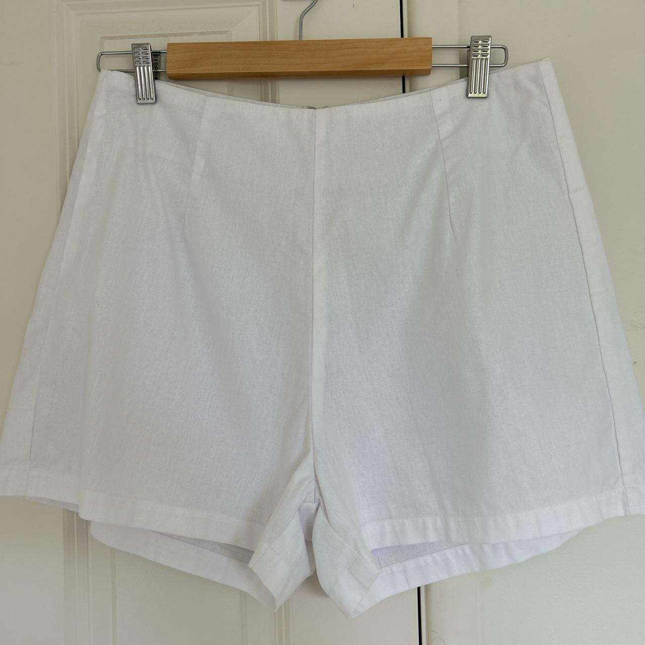 Jaxx white shorts Brand new with tags Size 12... - Depop