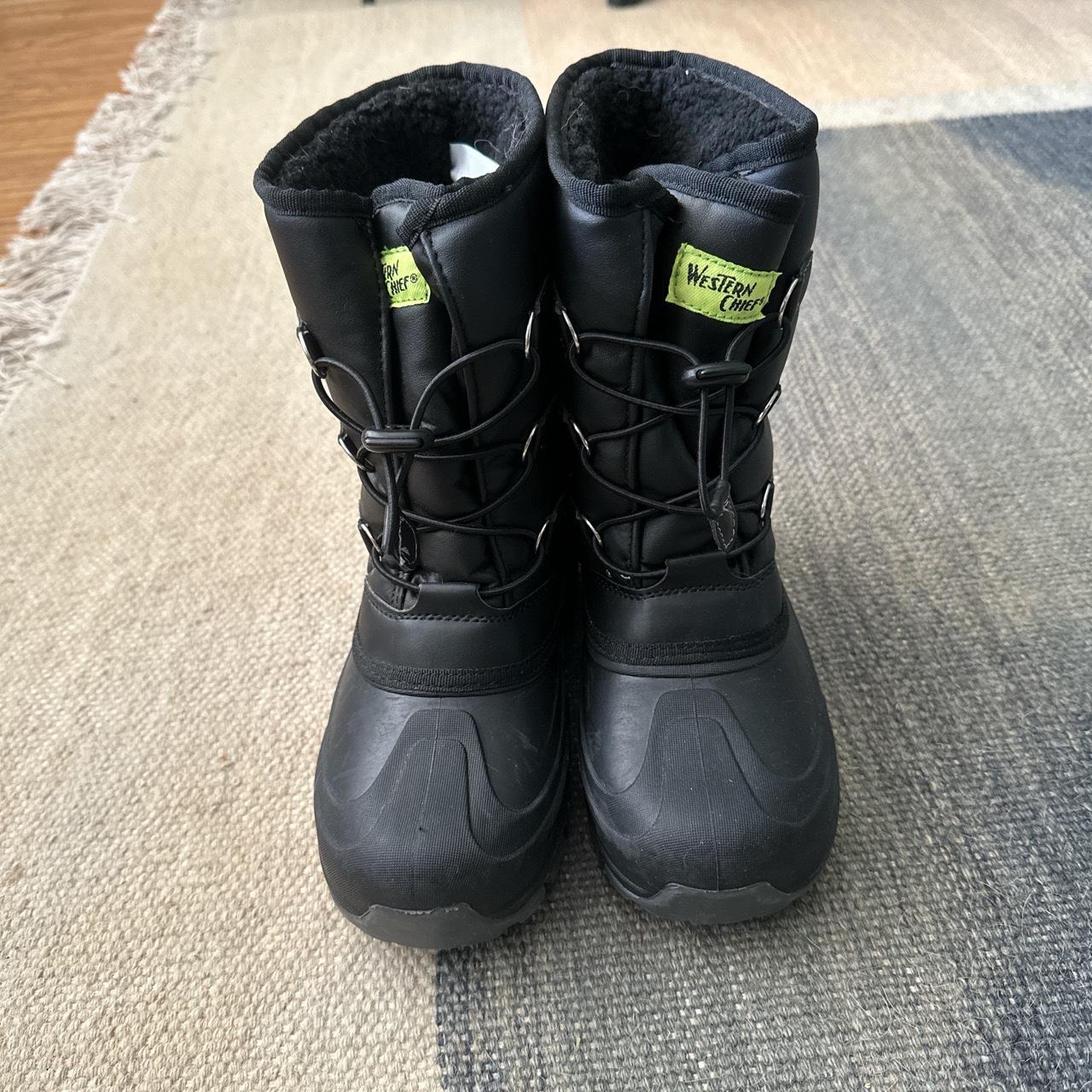 Western Chief Arcterra Snow Boots Kids US 4 Jet... - Depop