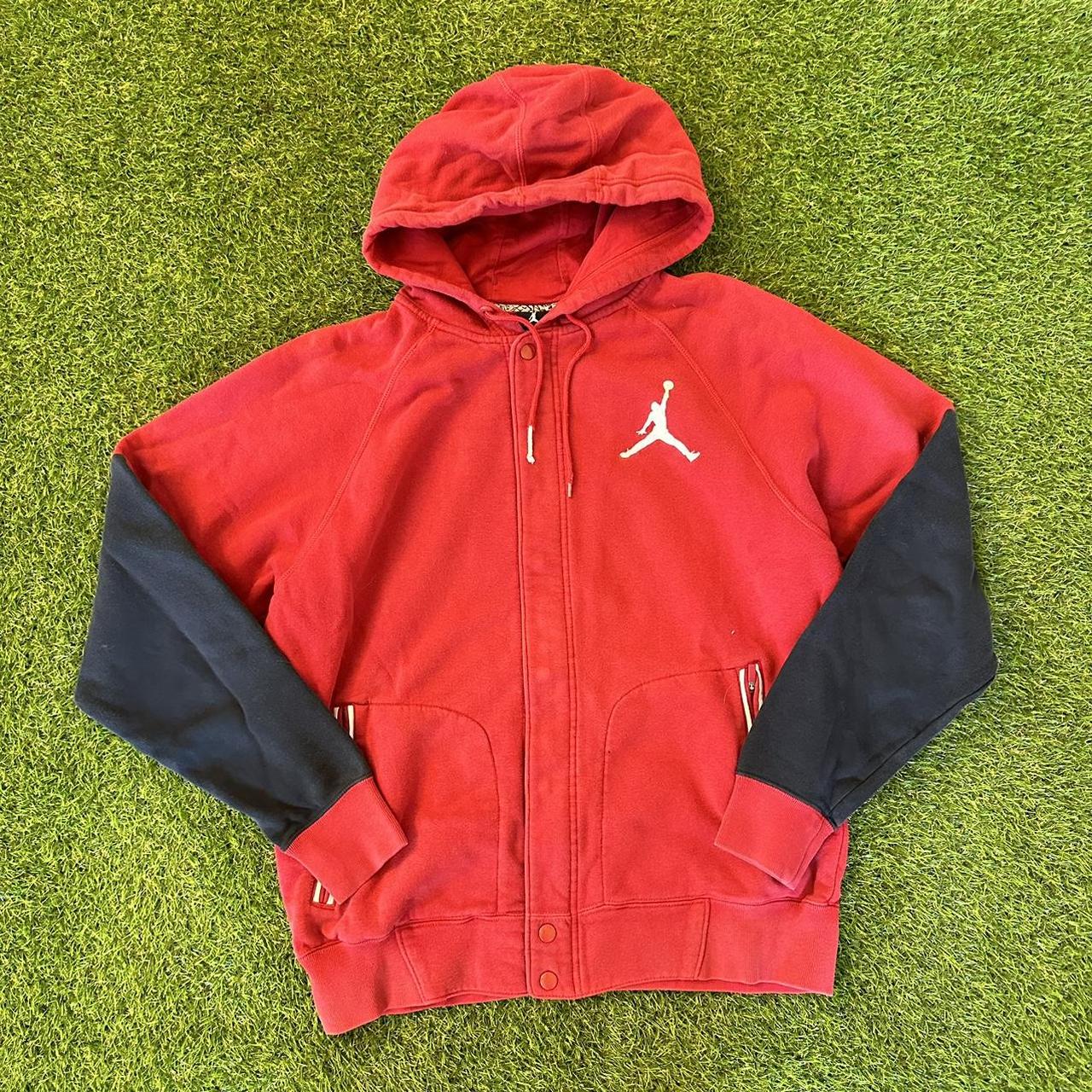 Vintage Y2K Early 2000s' Air Jordan Zip Up... - Depop