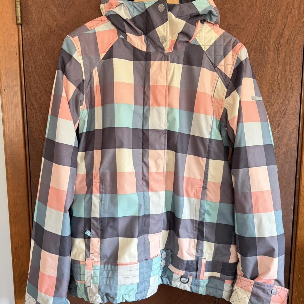 Roxy Women's Jacket - Multi - L – Roxy 10K Checke… - image 1