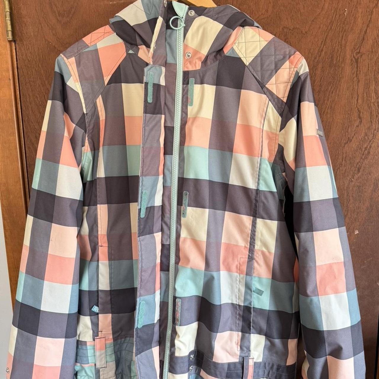 Roxy Women's Jacket - Multi - L – Roxy 10K Checke… - image 5