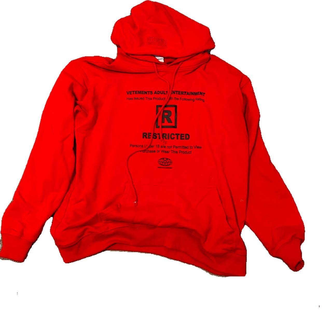 Oversized vetements hoodie online