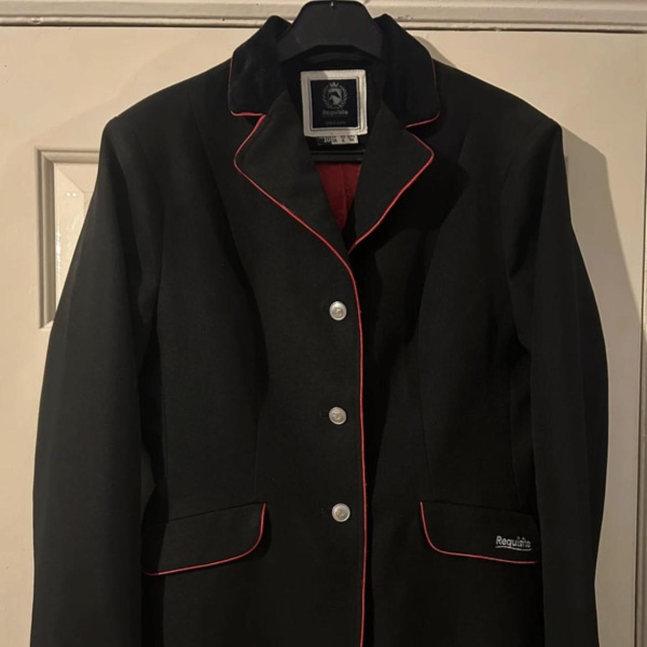 Requisite black and red show jacket, hardly worn Depop