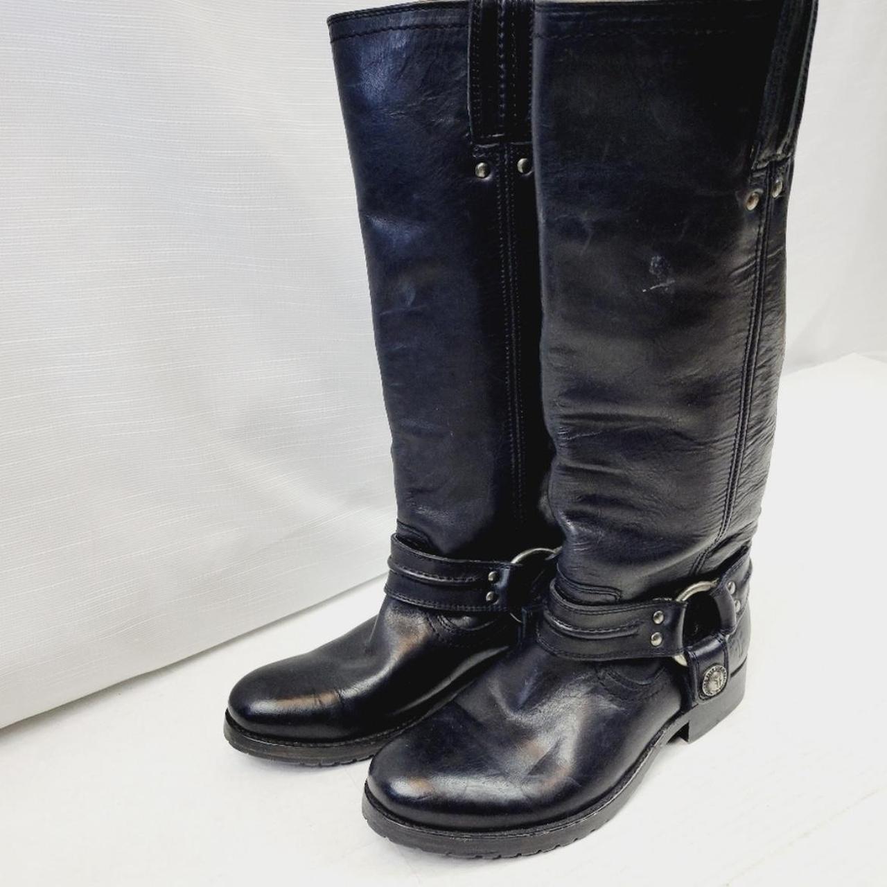 frye black riding boots