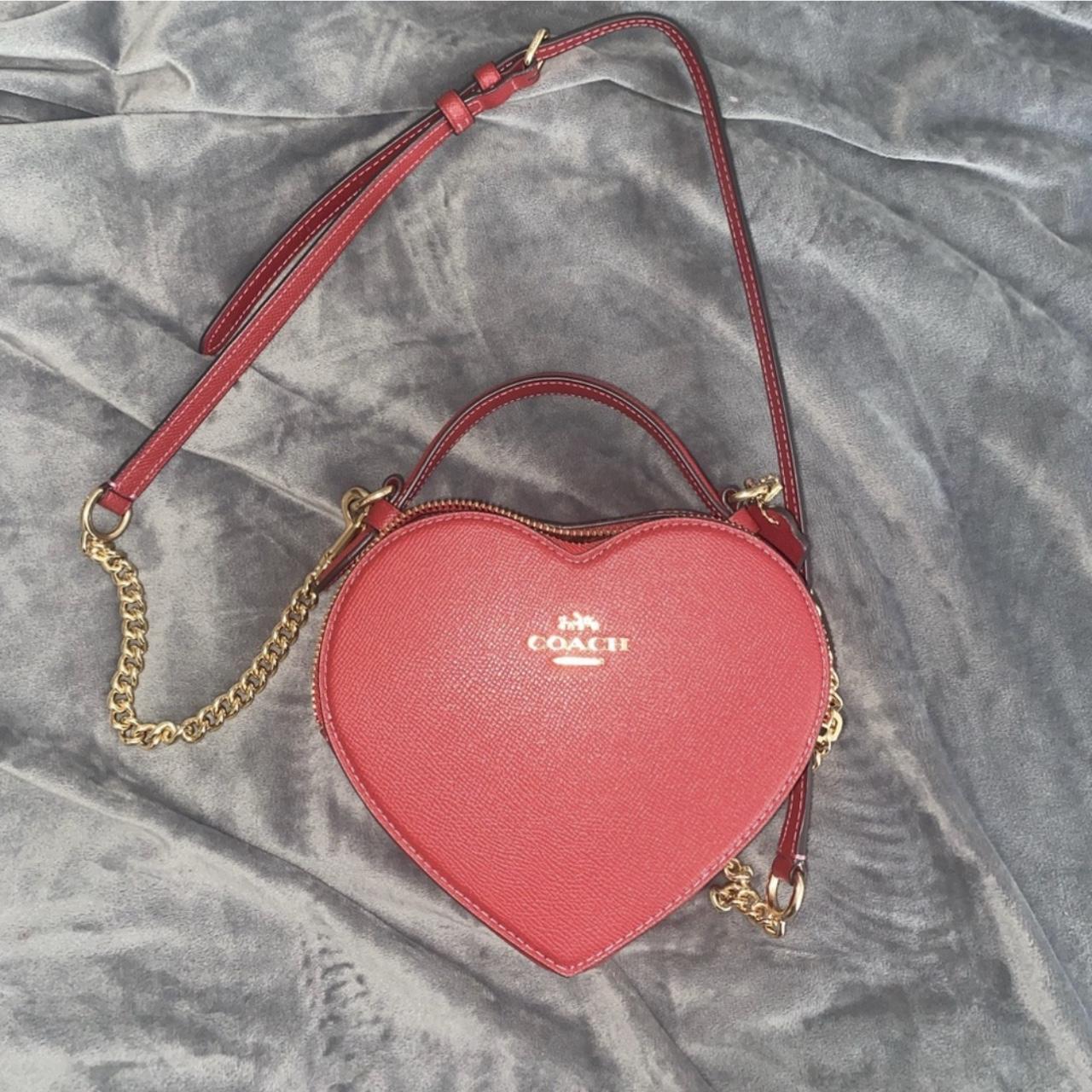 Coach red best sale crossbody bag