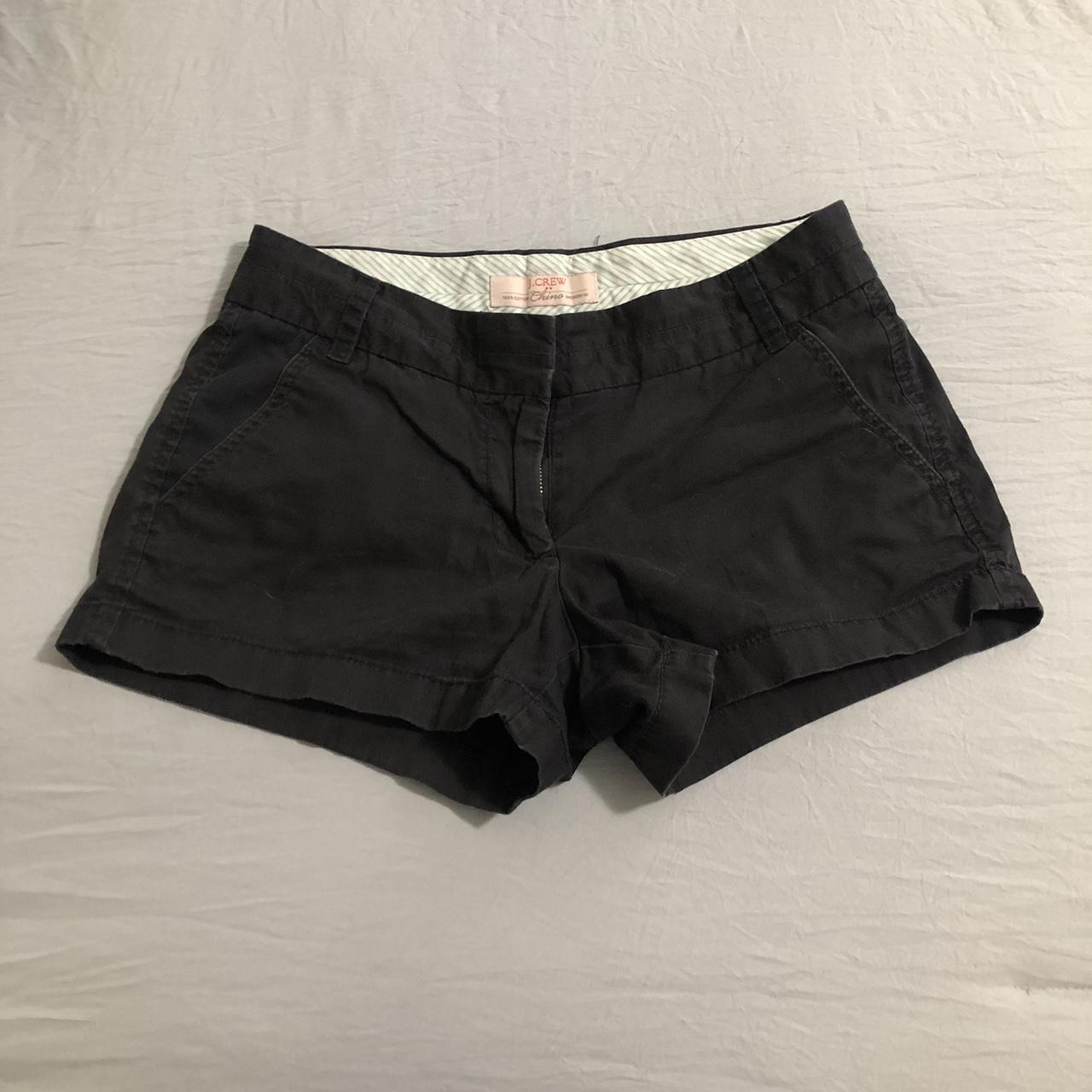 Women J.Crew black shorts 🖤🪩 - 100% cotton - Size 0... - Depop