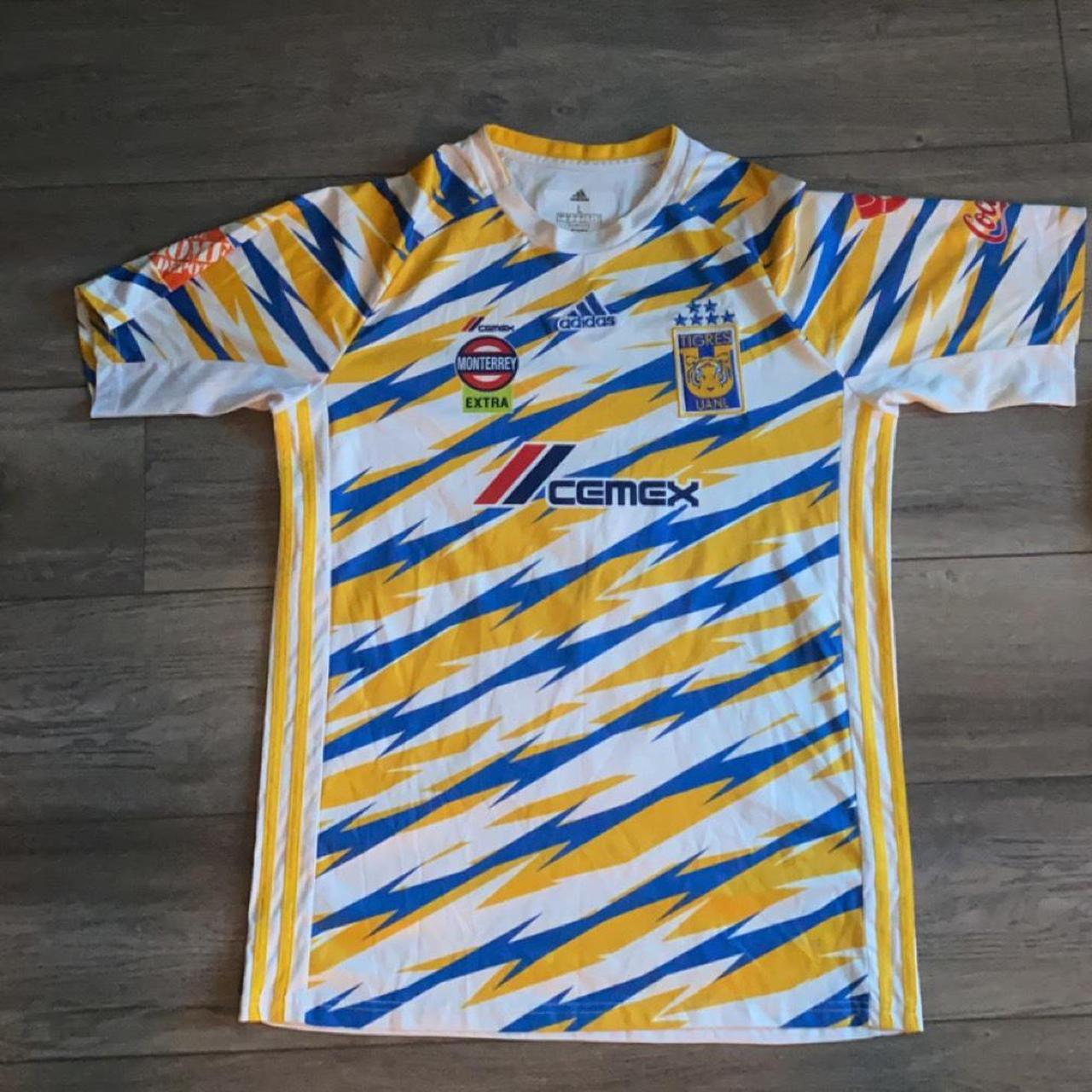 Adidas Tigres UANL Soccer Jersey Bundle Size L And... Depop
