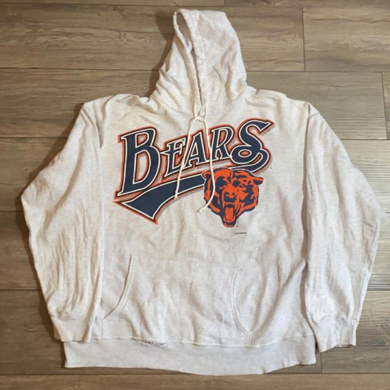 Vintage 90s 1996 Chicago Bears Hoodie Size L. The - Depop