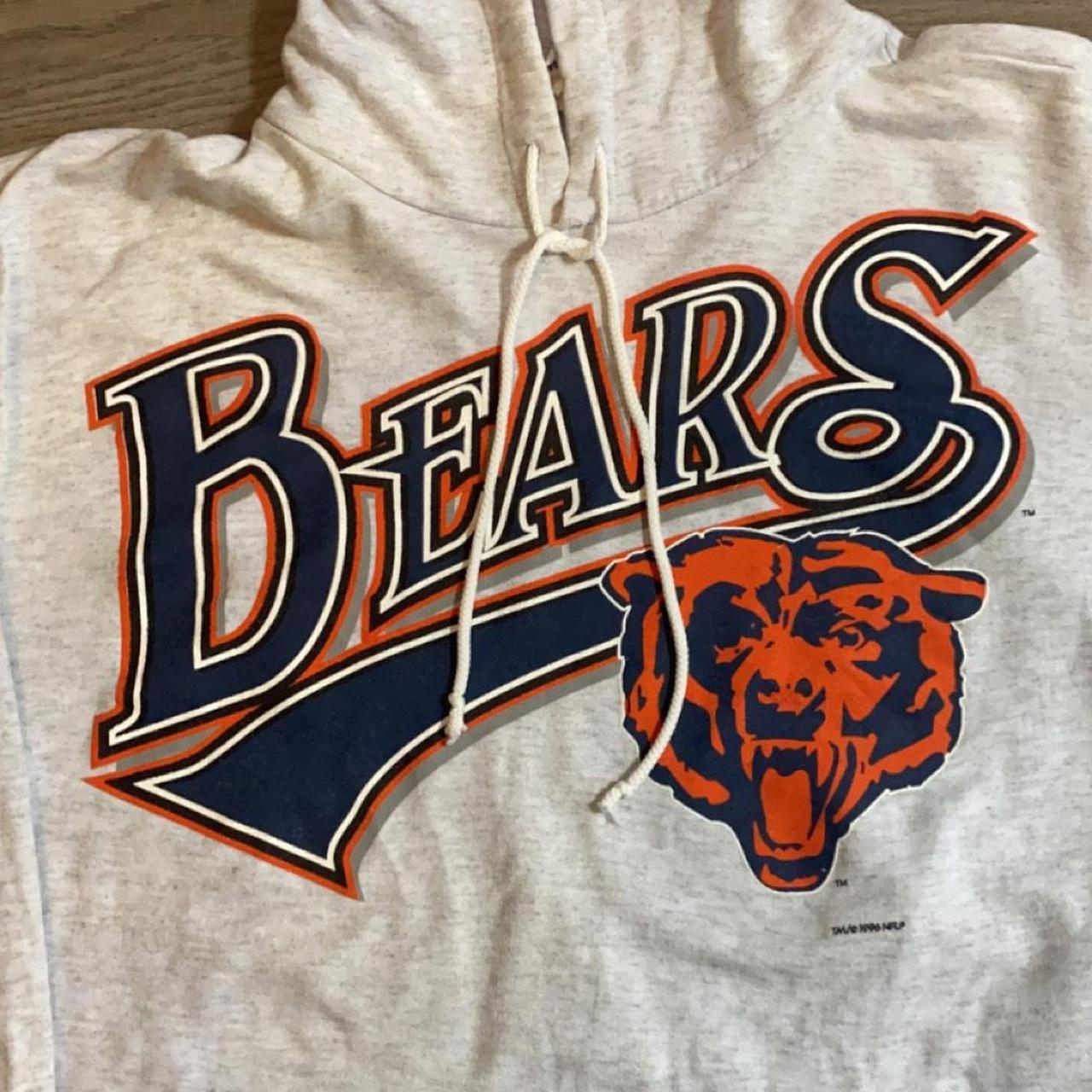 Vintage 90s 1996 Chicago Bears Hoodie Size L. The - Depop