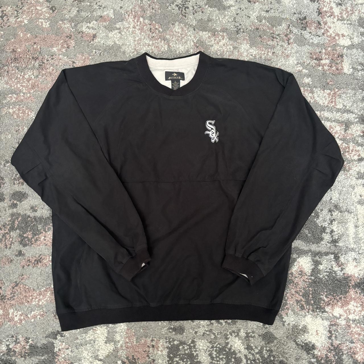 Black Chicago White Sox Athletic Heavyweight Pull... - Depop