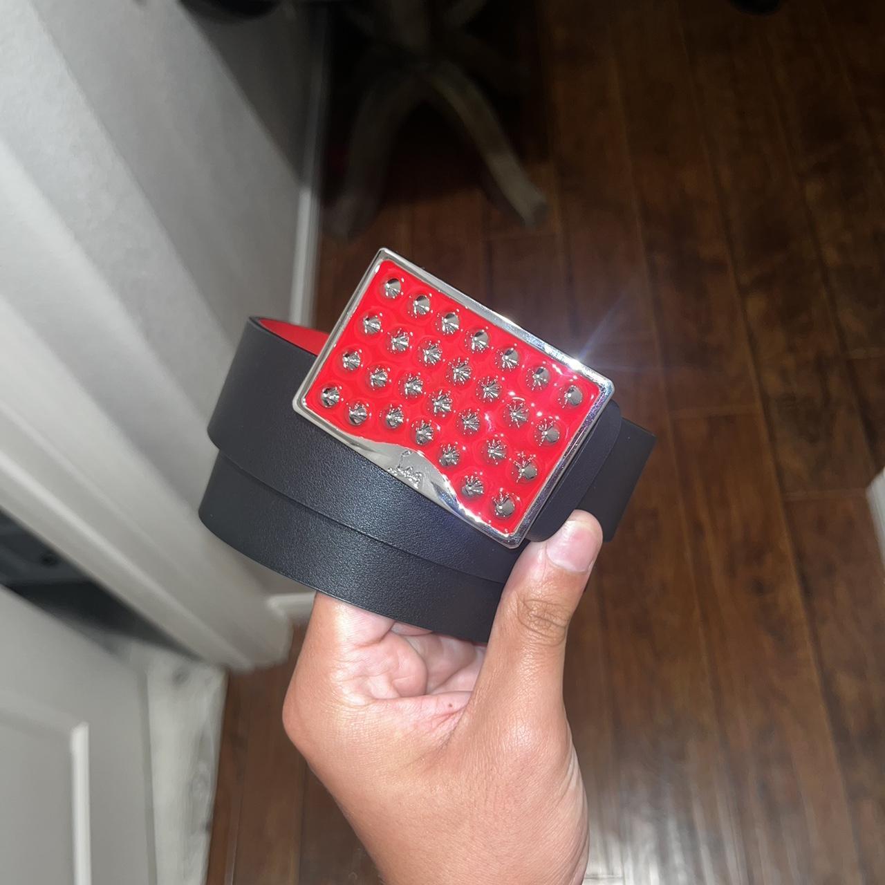 louboutin belt men