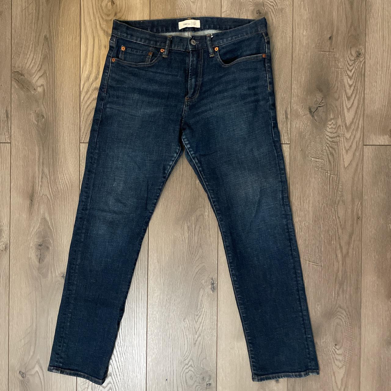 Mens Gap blue jeans slim fit 31x30 - Depop