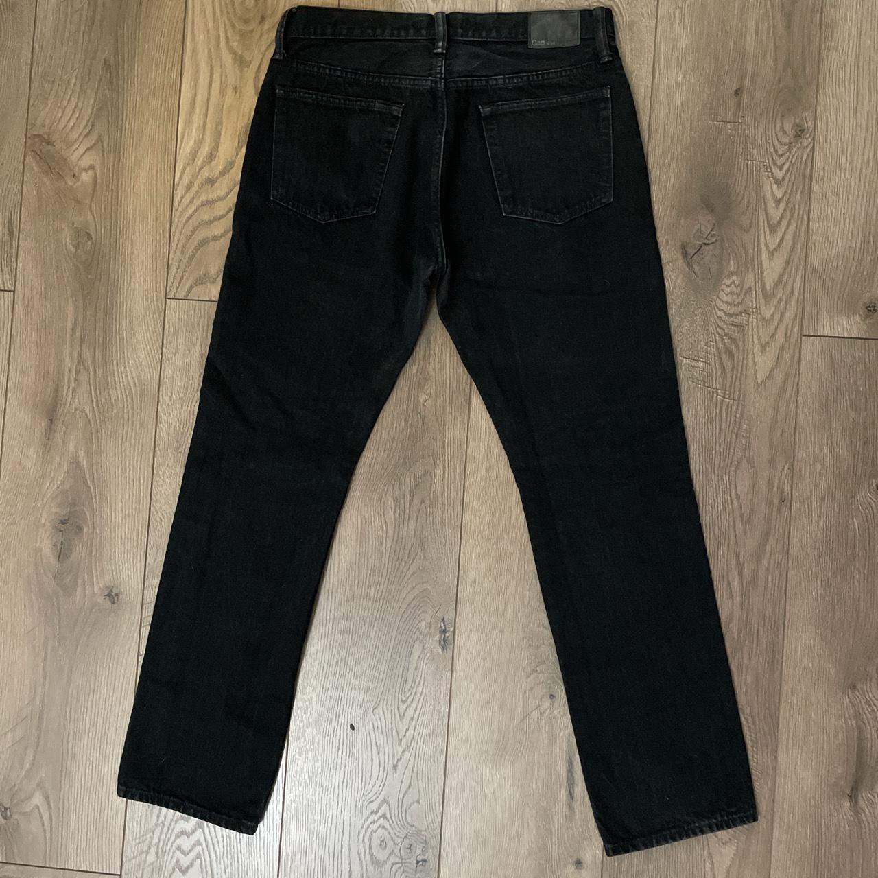 Men’s Gap Black denim jeans slim fit 31x30 Depop