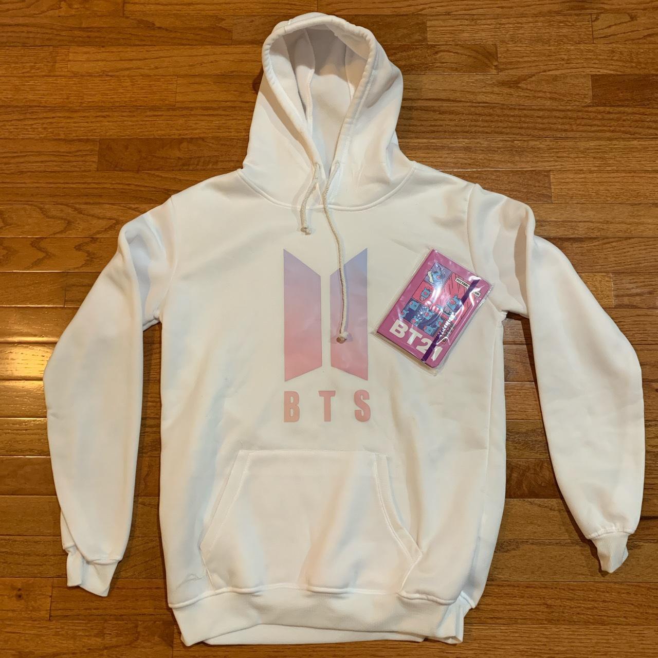 BTS love yourself hoodie & BT21 Mang Notebook Note... - Depop