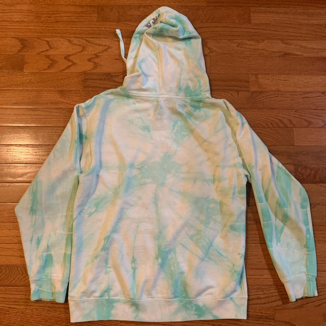 Mens Hoodies Odd Future Aqua Tie Dye Hoodie Odd Future Aqua Tie
