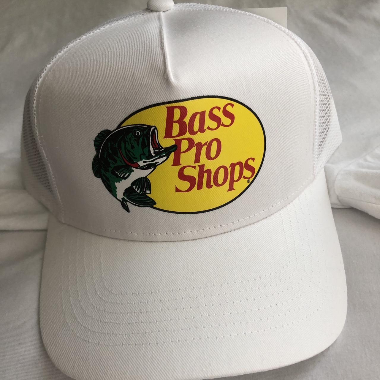 Brand new white bass pro hats - Depop
