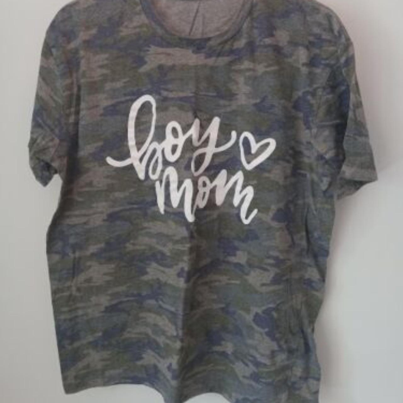 Momme and More Womens Top | Green Camouflage Shirt