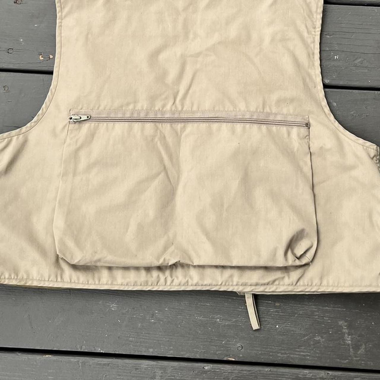 Vintage Fishing Vest, small hole but barely - Depop