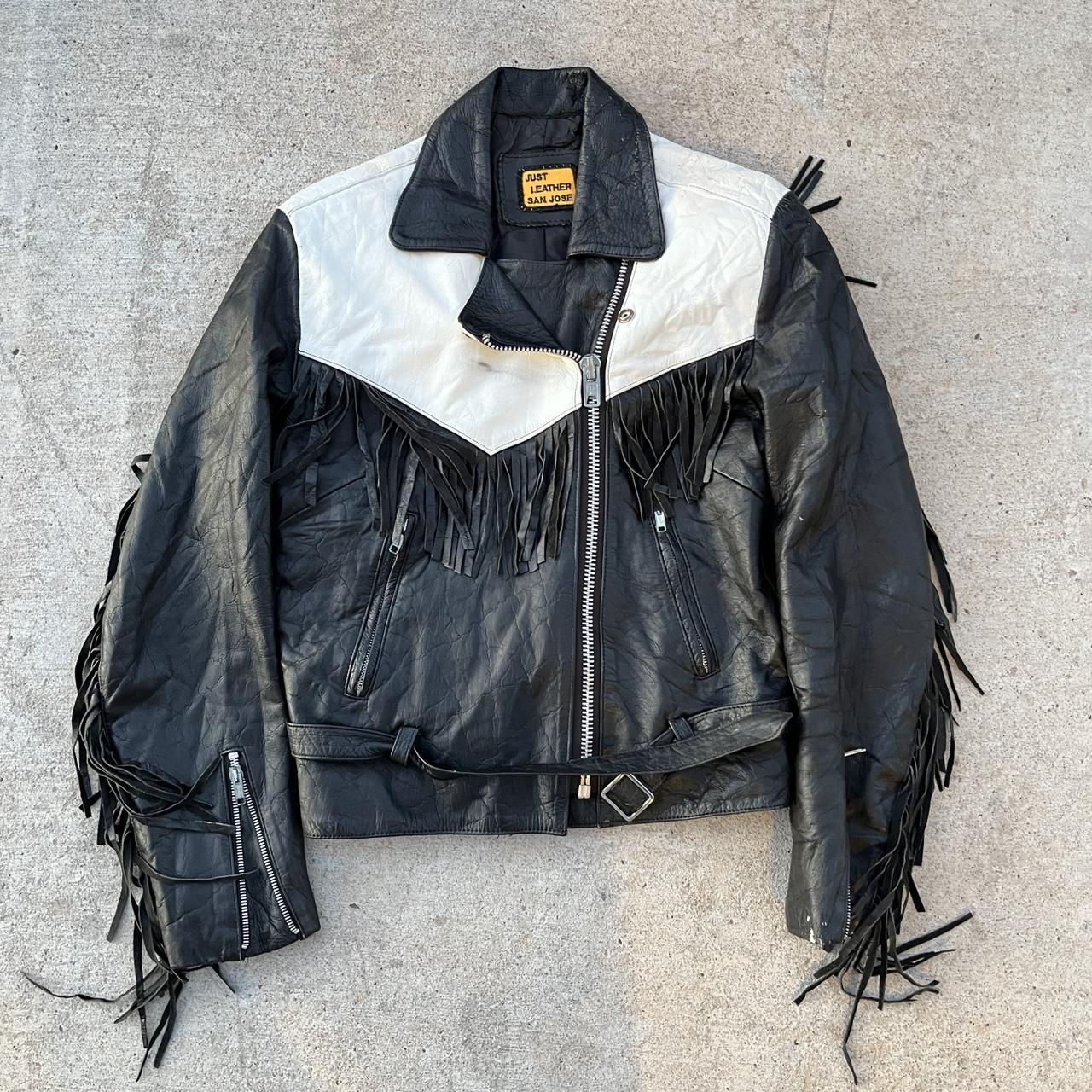 Just leather san jose jacket fits small no tag on... Depop