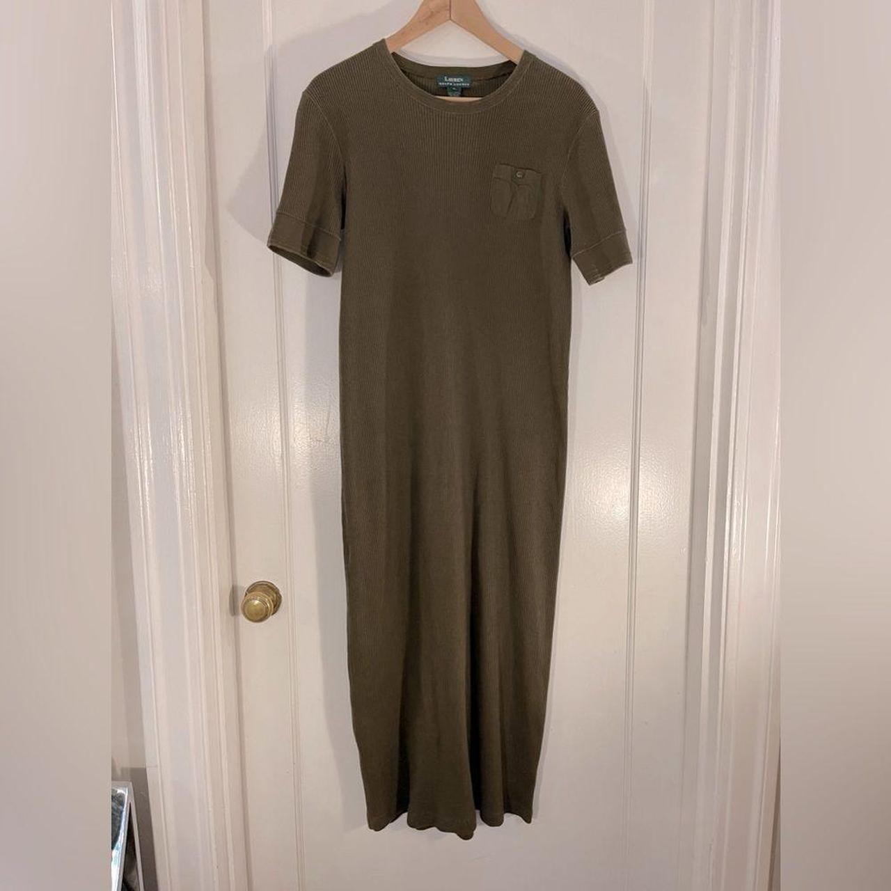 Ralph lauren cheap olive green dress